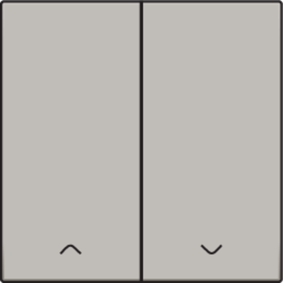 Niko 157-31006: Afwerkingsset voor dubbele elektronische rolluikschakelaar, champagne coated - Image 2