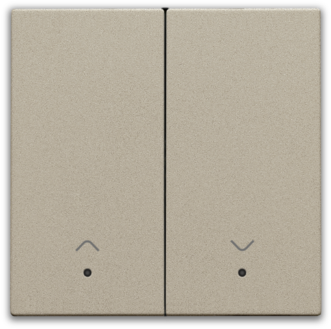 Afwerkingsset met lens voor dubbele elektronische rolluiksch