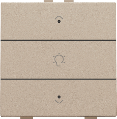 Enkelvoudige dimbediening voor Niko Home Control met leds, c