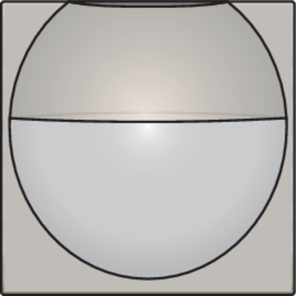 Niko 157-55511: Afwerkingsset voor wandbewegingsmelder voor Niko Home Control, champagne coated - Image 2