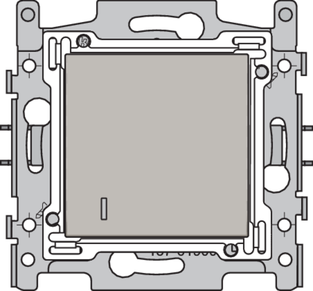 Niko 157-61900: Hotelkaartschakelaar, sokkel, schroefklemmen en afwerkingsset champagne coated - Image 2