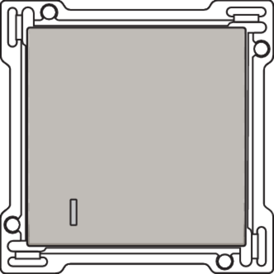 Niko 157-61901: Afwerkingsset voor hotelkaartschakelaar, champagne coated - Image 2