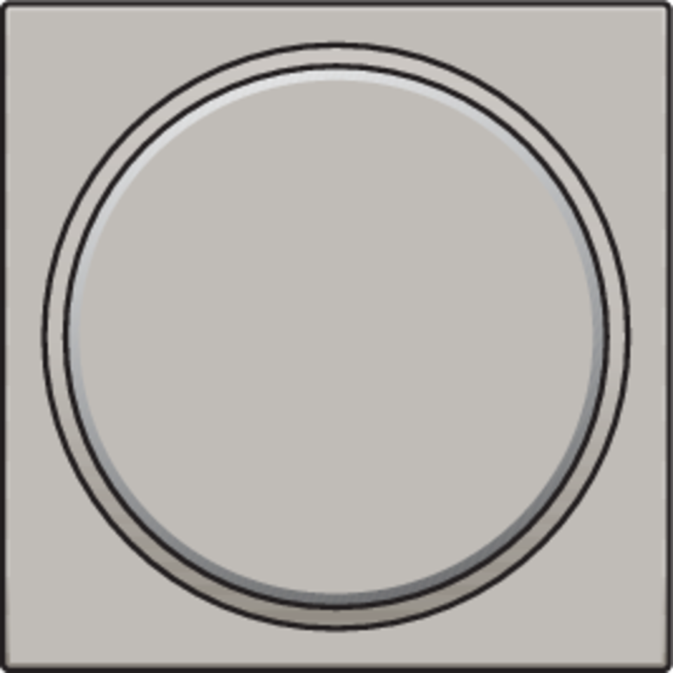 Niko 157-64006: Afwerkingsset met doorschijnende ring zonder symbool voor drukknop 6 A met amberkleurige led met E10-lampvoet, champagne coated - Image 2