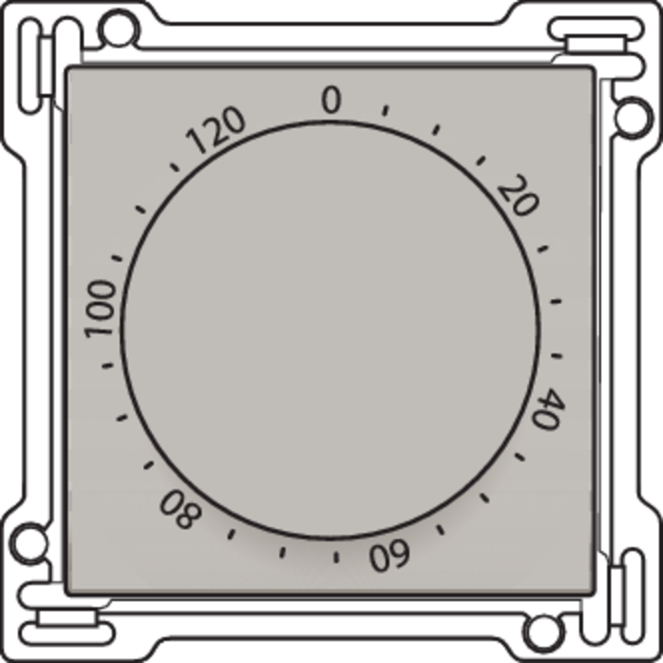 Niko 157-64906: Afwerkingsset voor timer regelbaar tot 120 min., champagne coated - Image 2