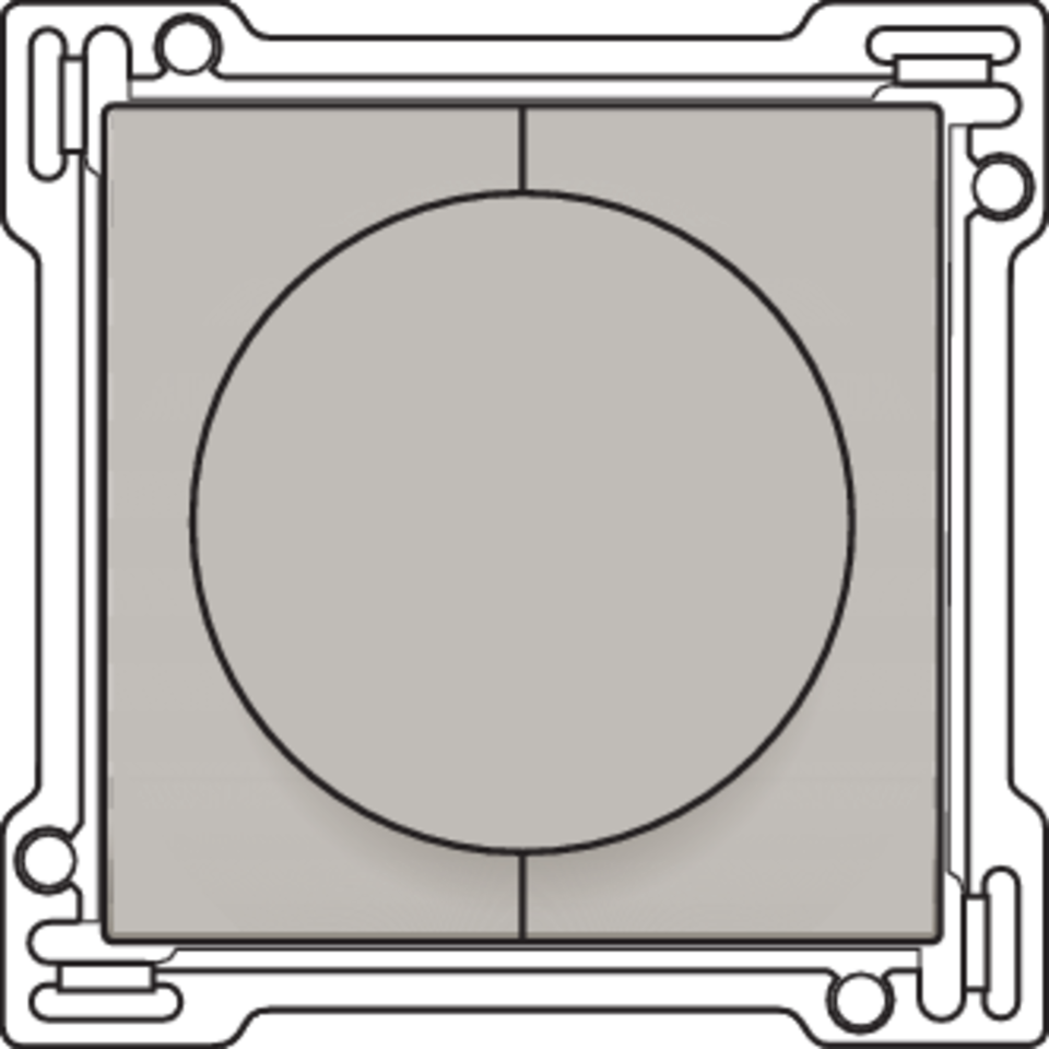 Niko 157-65938: Afwerkingsset 1-0-2 voor draaischakelaar voor motoren, champagne coated - Image 2