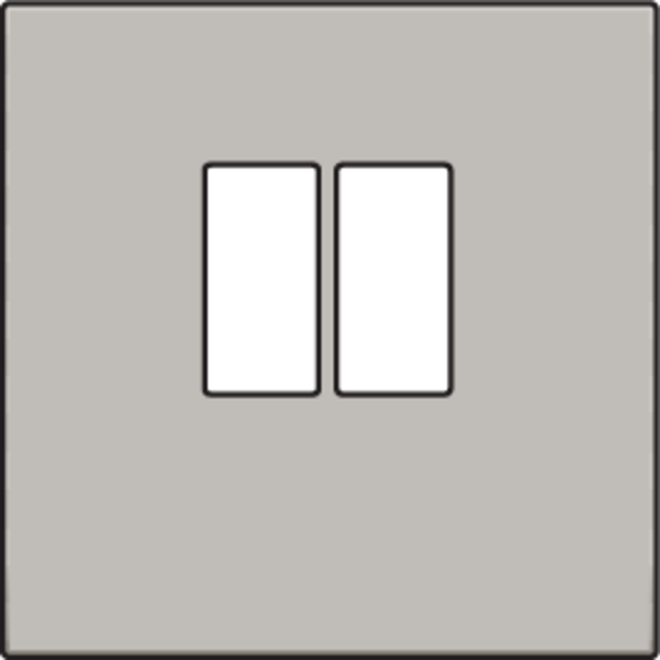 Niko 157-69801: Afwerkingsset voor enkelvoudige luidsprekeraansluiting, champagne coated - Image 2