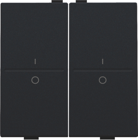 Tweevoudige toets met opdruk I en 0 voor draadloze schakelaa