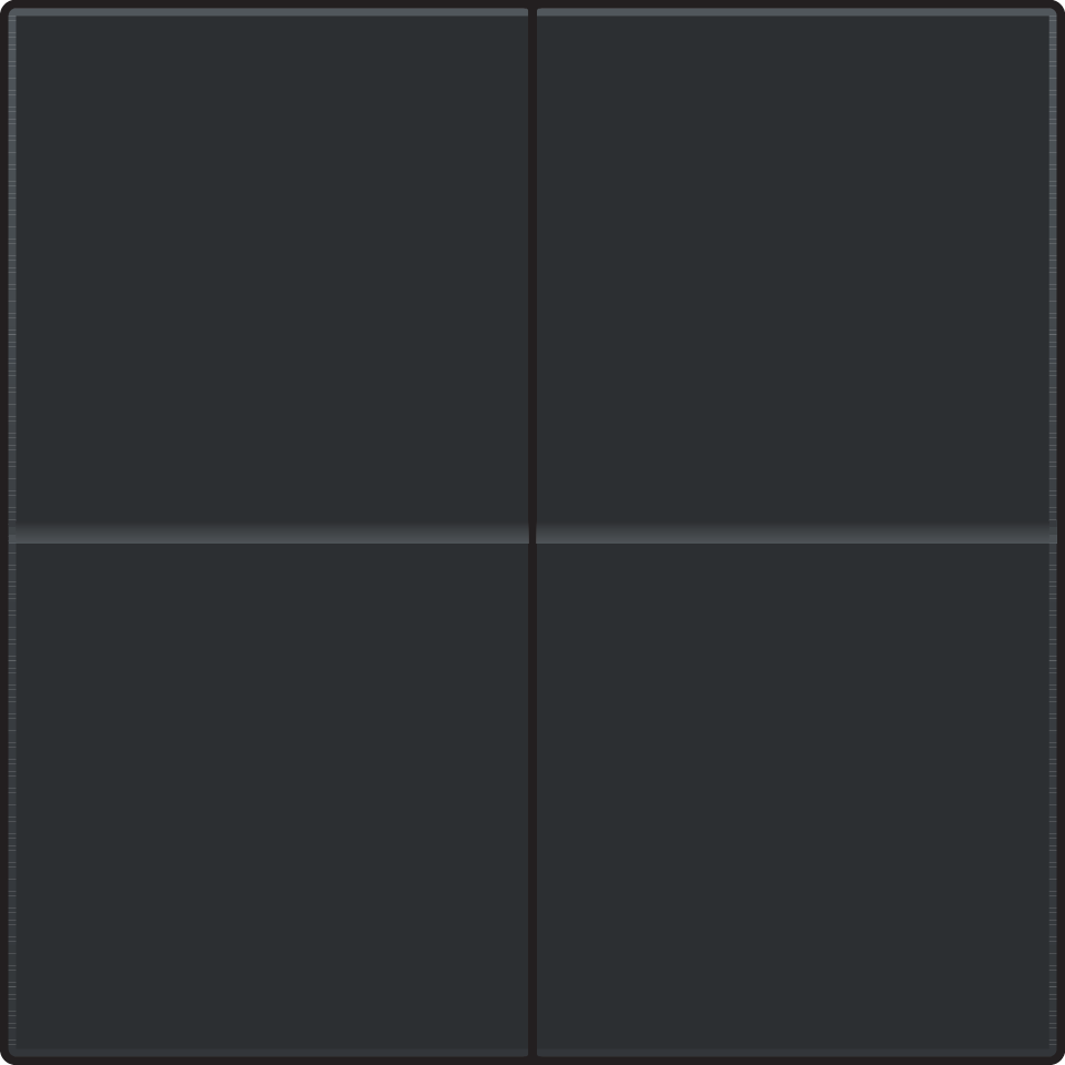 Niko 161-00060: Tweevoudige toets, voor draadloze dimschakelaar (Hue®, Bluetooth®, EnOcean®, KNX®), black coated - Image 2