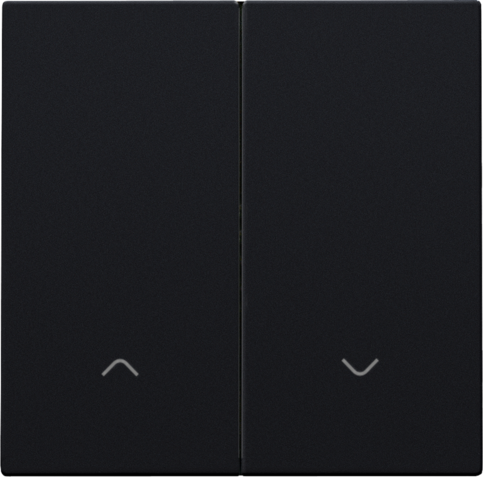 Afwerkingsset voor dubbele elektronische rolluikschakelaar,