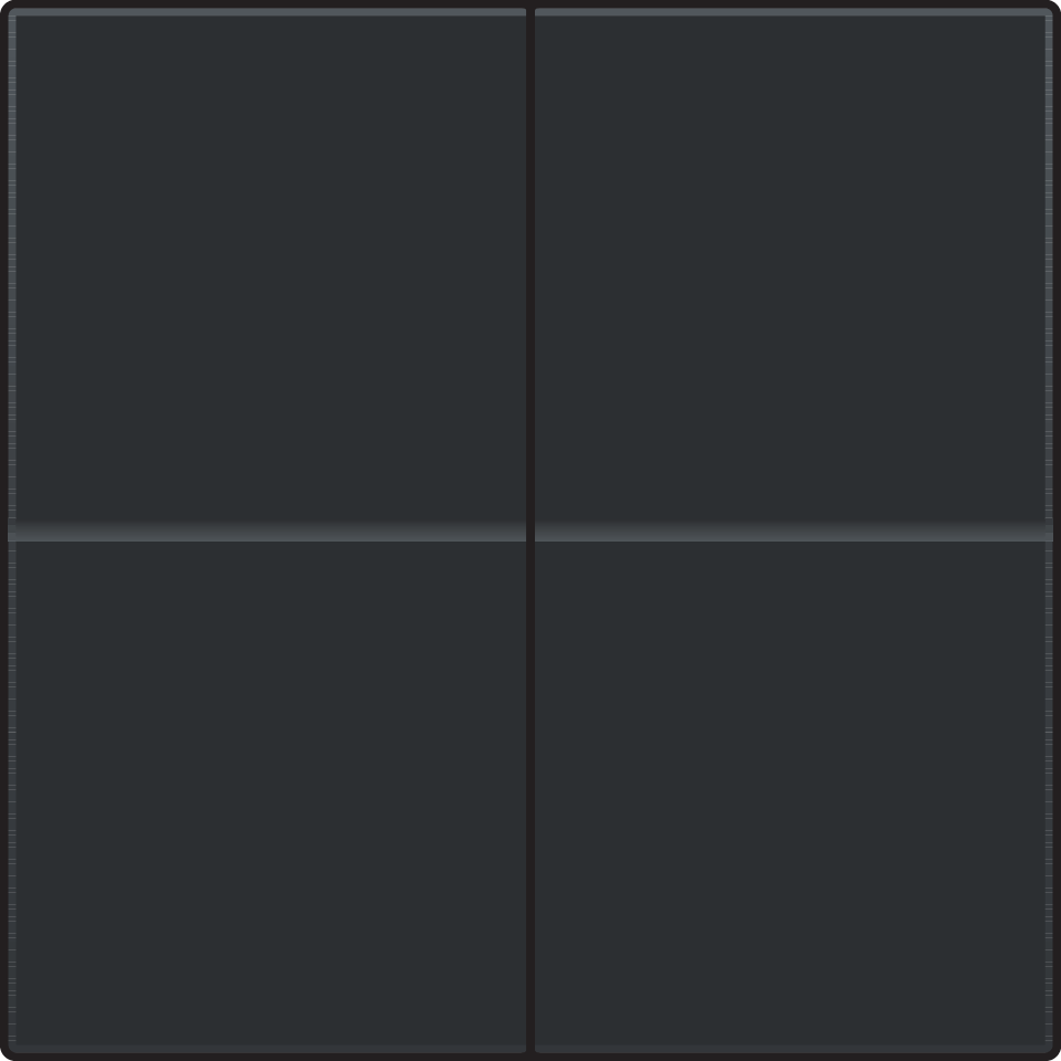 Niko 161-31008: Afwerkingsset voor viervoudige elektronische schakelaar of drukknop, black coated - Image 2