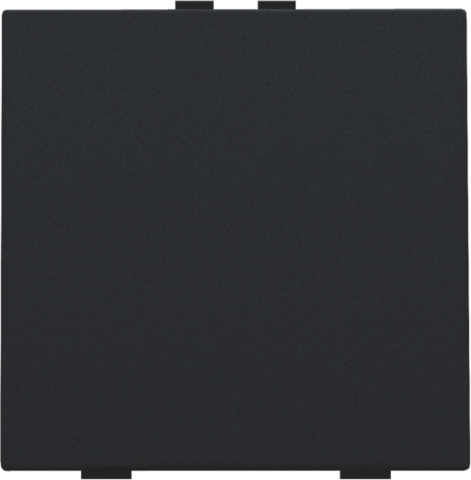 Enkelvoudige drukknop voor Niko Home Control, black coated