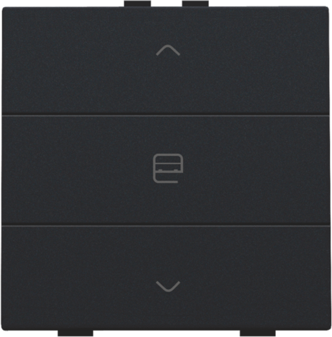 Enkelvoudige motorbediening voor Niko Home Control, black co