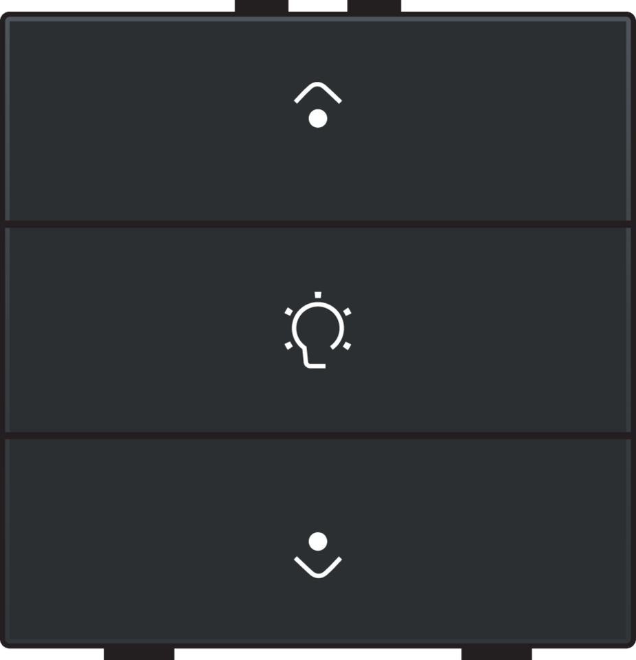 Niko 161-52043: Enkelvoudige dimbediening voor Niko Home Control met leds, black coated - Image 2