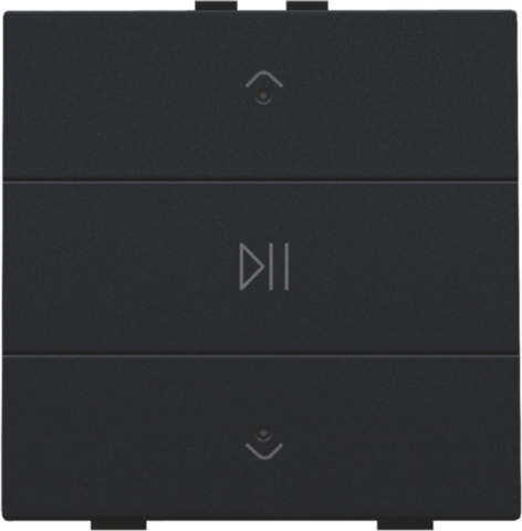 Enkelvoudige audiobediening met leds voor Niko Home Control,