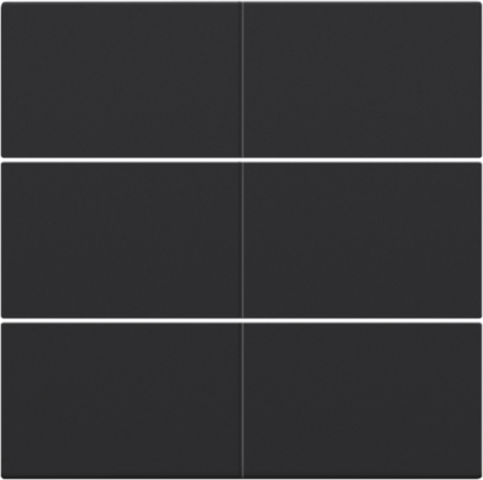 Afwerkingsset voor 6-voudige potentiaalvrije drukknop 24 V,