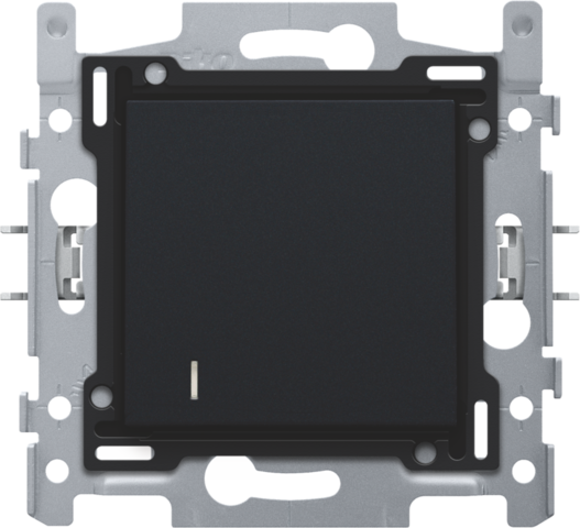 Hotelkaartschakelaar, sokkel, insteekklemmen en afwerkingsse