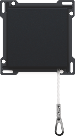 Afwerkingsset voor trekdrukknop, black coated