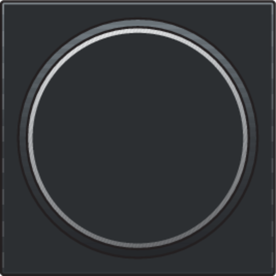 Niko 161-64006: Afwerkingsset met doorschijnende ring zonder symbool voor drukknop 6 A met amberkleurige led met E10-lampvoet, black coated - Image 2