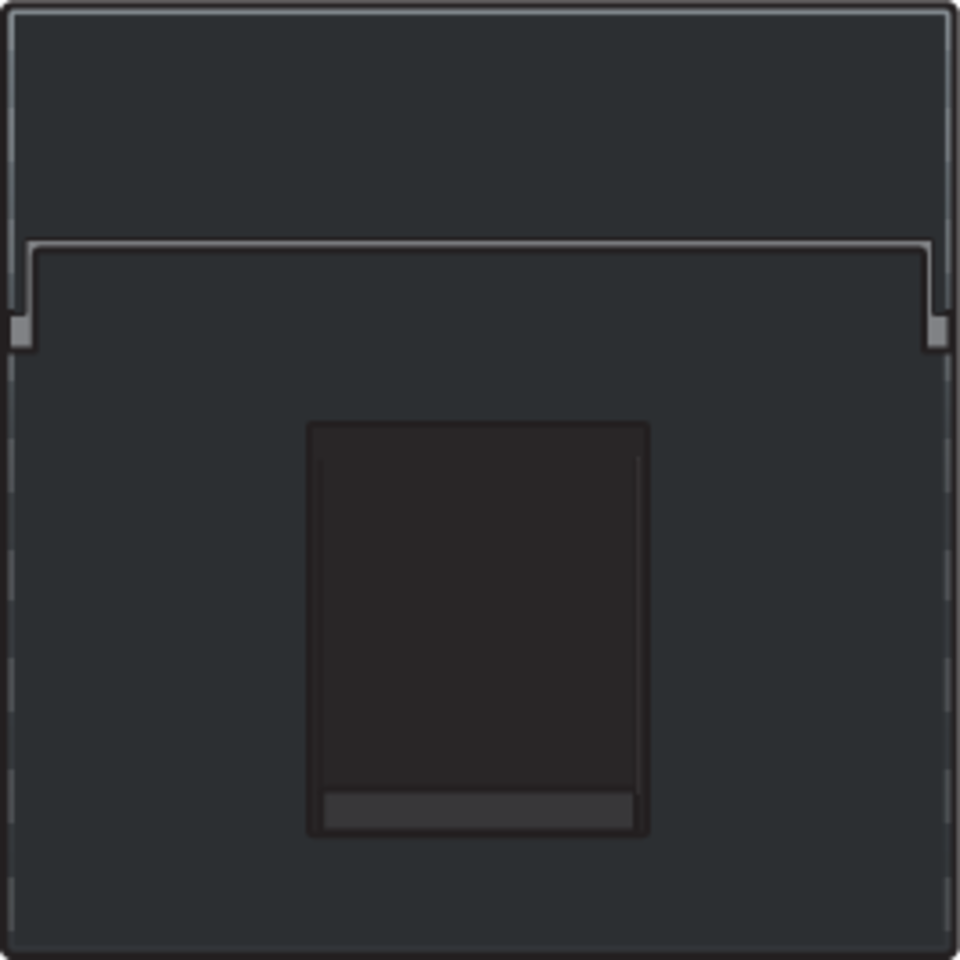 Niko 161-65100: Centraalplaat data 1x RJ, black coated - Image 2