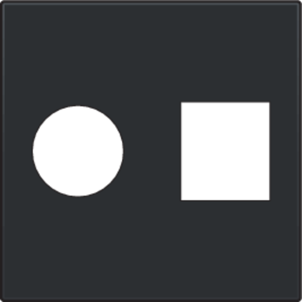 Niko 161-65702: Afwerkingsset voor enkelvoudige coaxaansluiting en netwerkaansluiting RJ45, black coated - Image 2