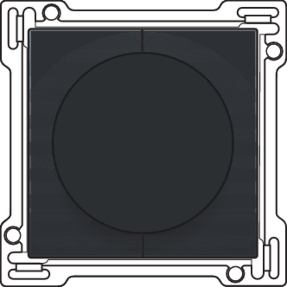 Niko 161-65936: Afwerkingsset 1-2-3 voor draaischakelaar voor motoren, black coated - Image 2