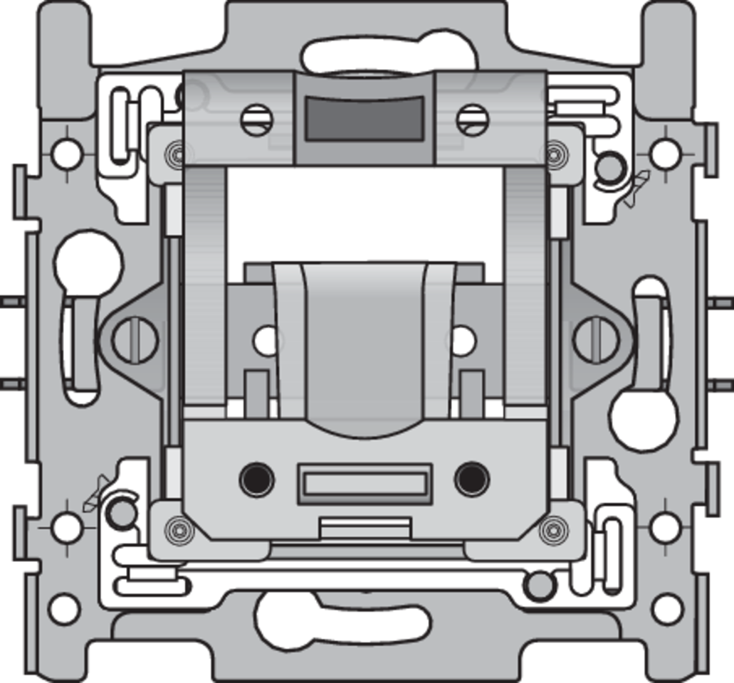 Niko 170-00600: Blindplaat met trekontlasting, klauwbevestiging - Image 2