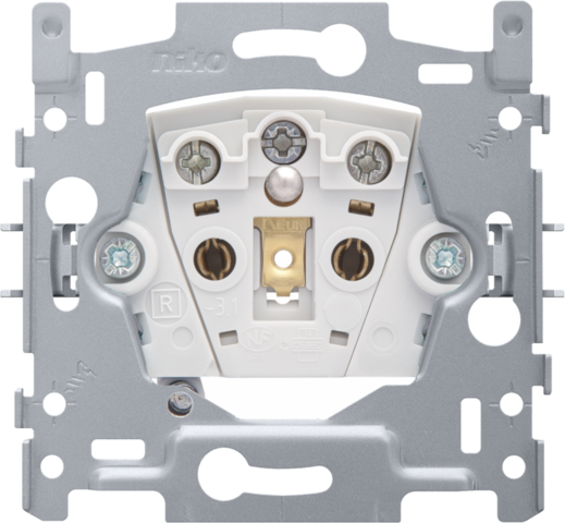 Sokkel voor stopcontact met spanningsaanduiding, penaarde, b