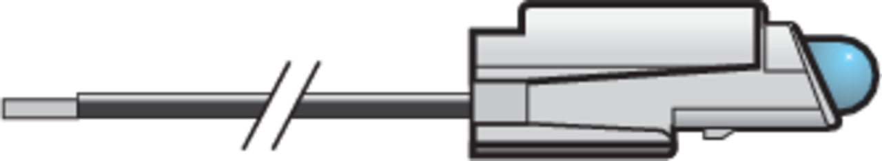 Niko 170-37224: Verlichtingseenheid met draden 24V met blauwe led voor schakelaars en drukknoppen of voor gebruik in installatiekanalen - Image 2