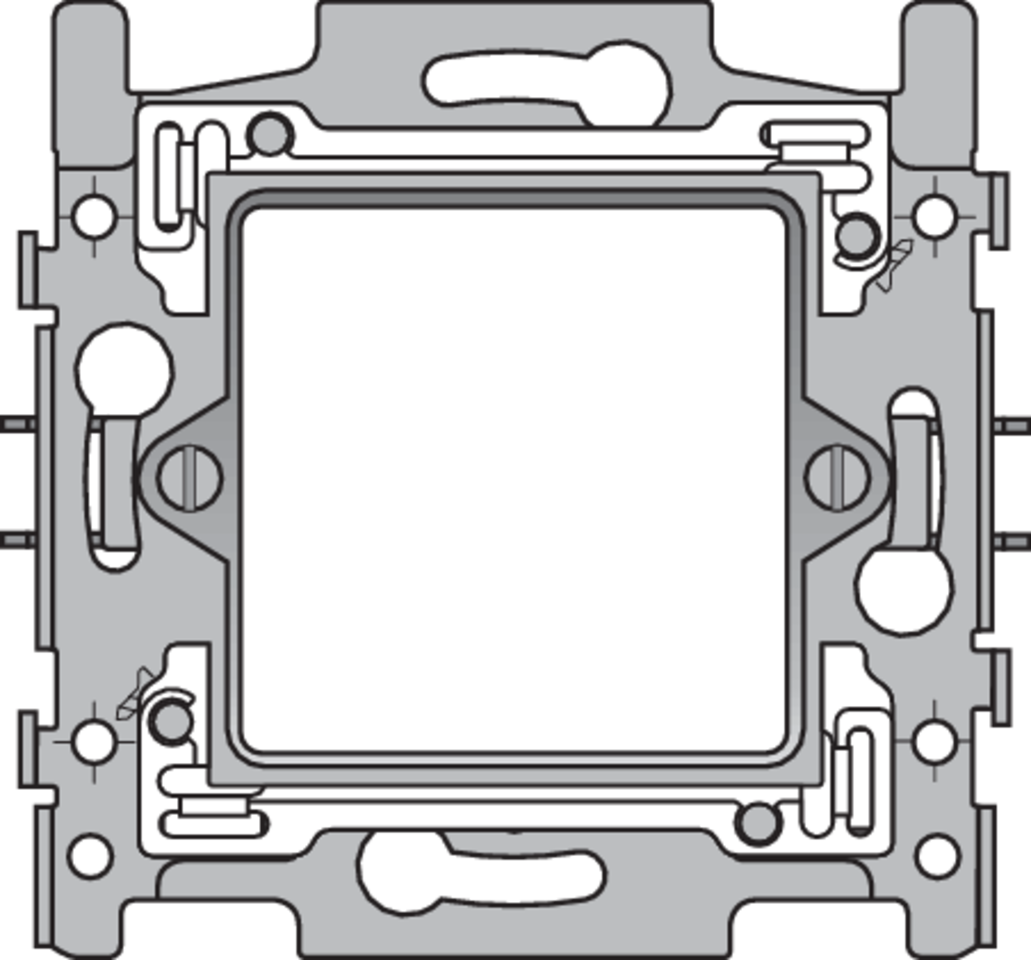 Niko 170-68600: Universele sokkel voor functies van 45 x 45 mm - Image 2