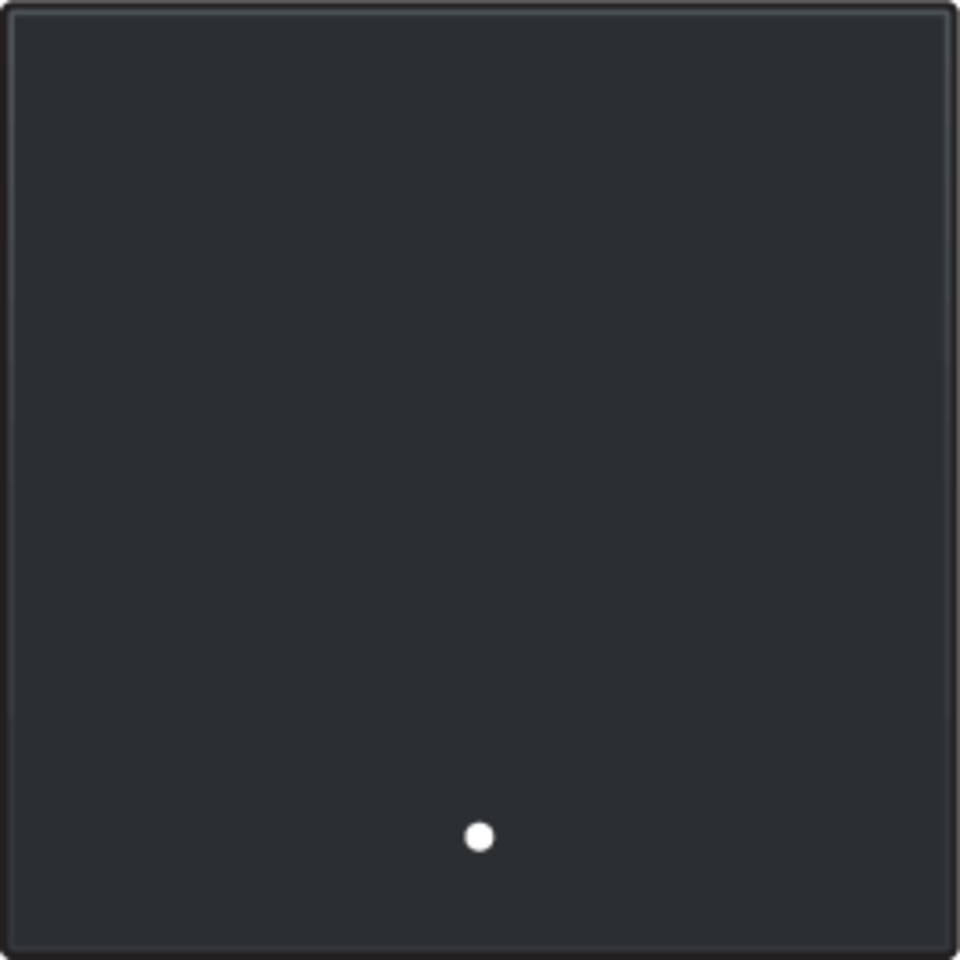 Niko 200-32002: Afwerkingsset met lens voor een enkelvoudige elektronische schakelaar of drukknop, piano black coated - Image 2