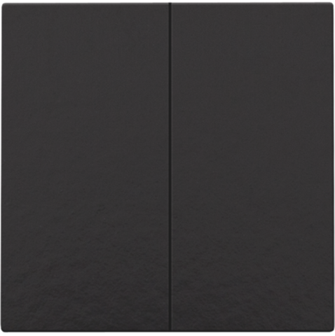 Tweevoudige drukknop voor Niko Home Control, piano black coa