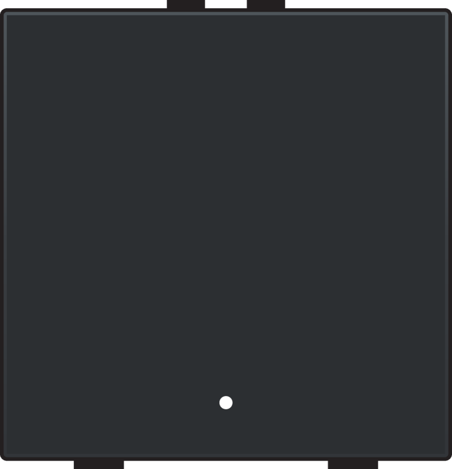 Niko 200-52201: Enkelvoudige drukknop met led en comfortsensoren voor Niko Home Control, piano black coated - Image 2