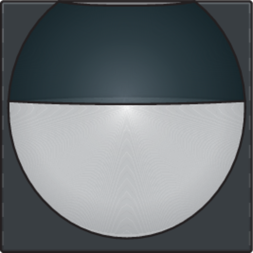 Niko 200-55511: Afwerkingsset voor wandbewegingsmelder voor Niko Home Control, piano black coated - Image 2