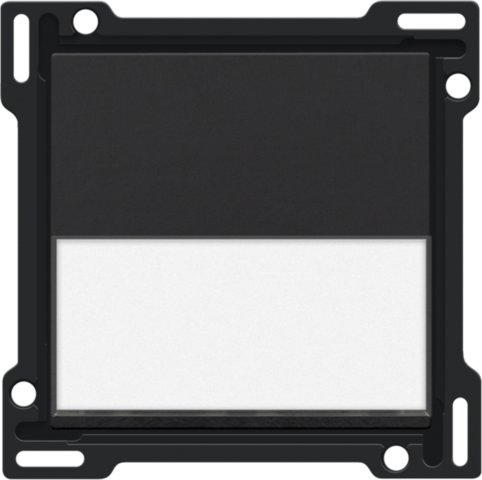 Afwerkingsset met tekstveld voor enkelvoudige schakelaar of