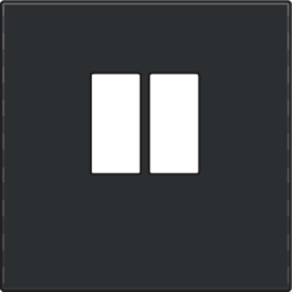 Niko 200-69801: Afwerkingsset voor enkelvoudige luidsprekeraansluiting, piano black coated - Image 2