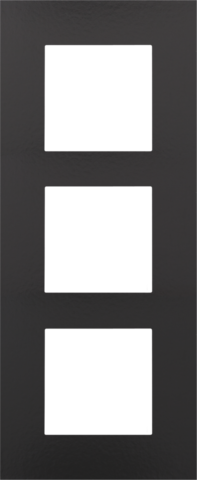 Drievoudige afdekplaat, 60 mm centerafstand, verticaal, Niko