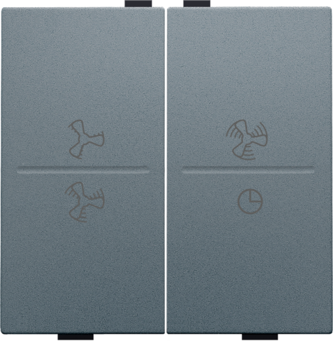 Tweevoudige toets met ventilatoropdruk 0 t.e.m. 3 voor draad