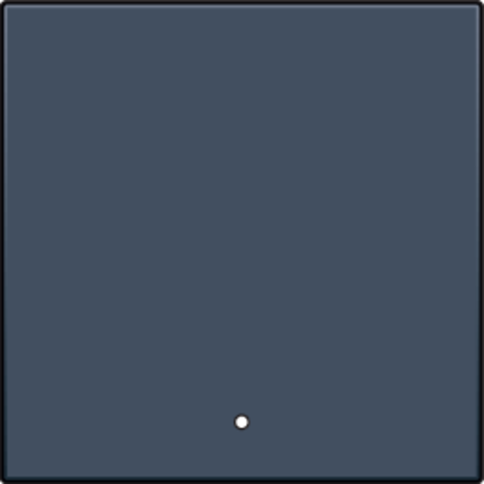 Niko 220-32002: Afwerkingsset met lens voor een enkelvoudige elektronische schakelaar of drukknop, blue grey coated - Image 2