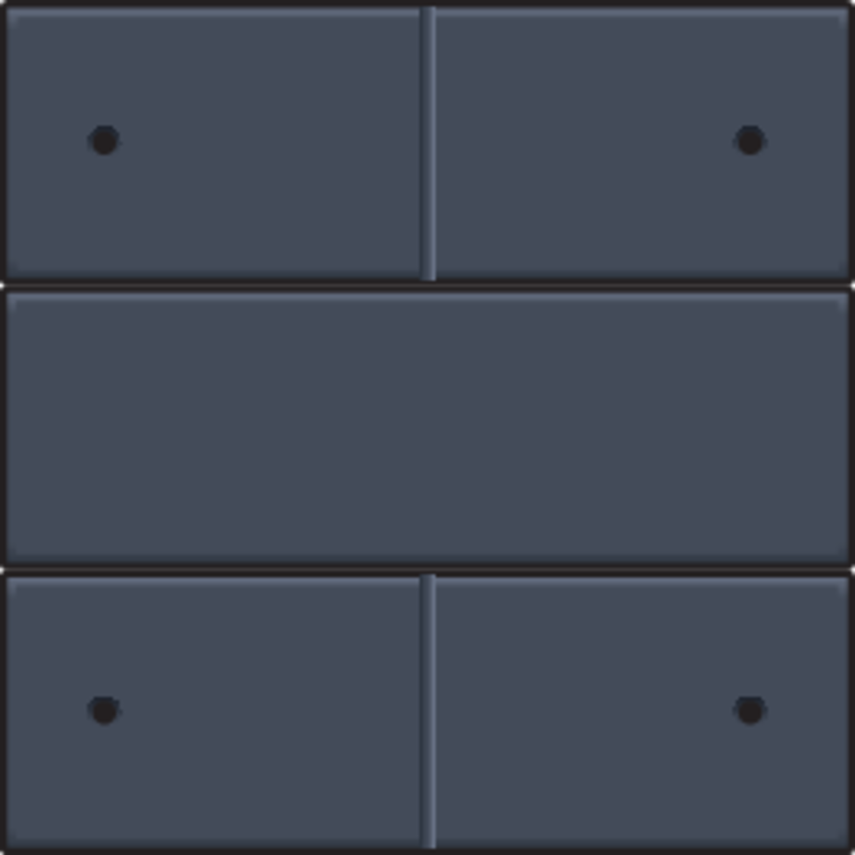 Niko 220-40150: Afwerkingsset voor 4-voudige potentiaalvrije drukknop 24 V met leds, blue grey coated - Image 2