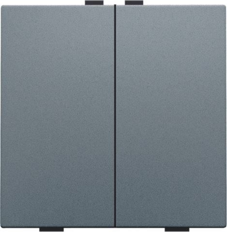 Tweevoudige drukknop voor Niko Home Control, blue grey coate
