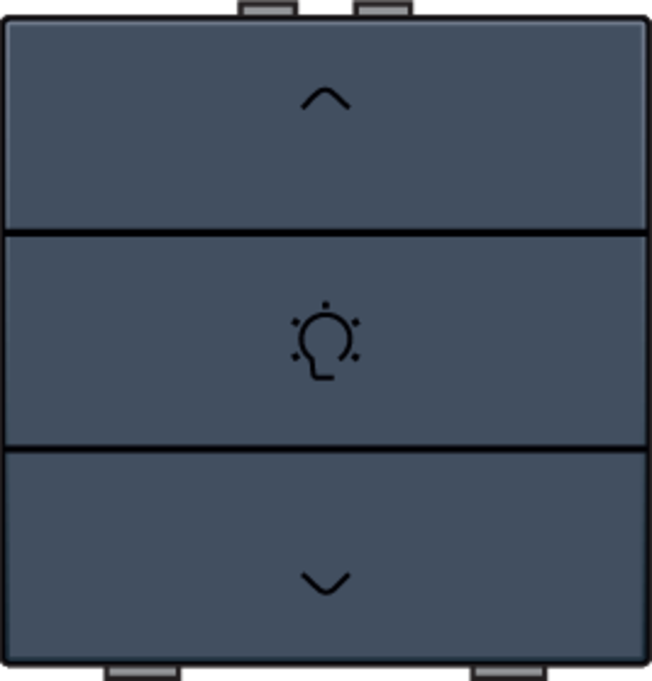 Niko 220-51043: Enkelvoudige dimbediening voor Niko Home Control, blue grey coated - Image 2