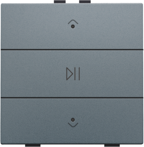 Enkelvoudige audiobediening met leds voor Niko Home Control,