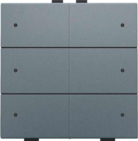 Zesvoudige drukknop met leds en comfortsensoren voor Niko Ho