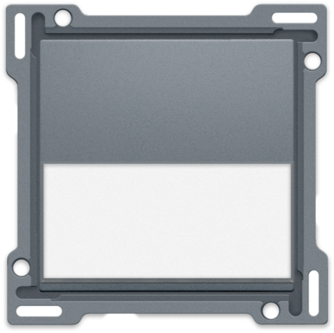 Afwerkingsset met tekstveld voor enkelvoudige schakelaar of