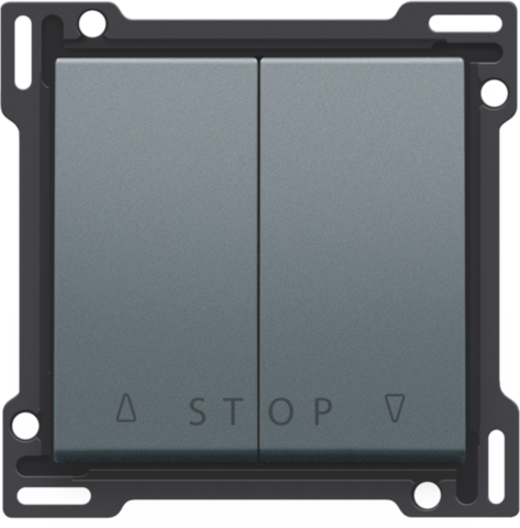Afwerkingsset voor tweevoudige rolluikdrukknop voor elektron