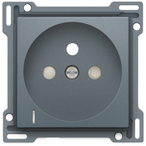 Afwerkingsset met doorschijnende lens voor stopcontact met s