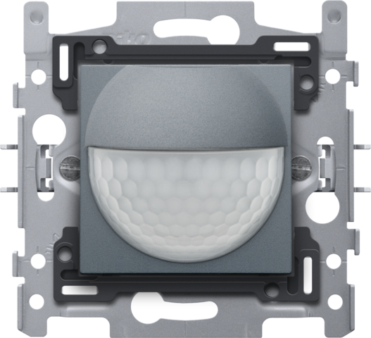 Niko 220-78010: Bewegingsmelder, 230 V, 8 m, 180°, wanddetector, voor inbouwdoos, blue grey coated