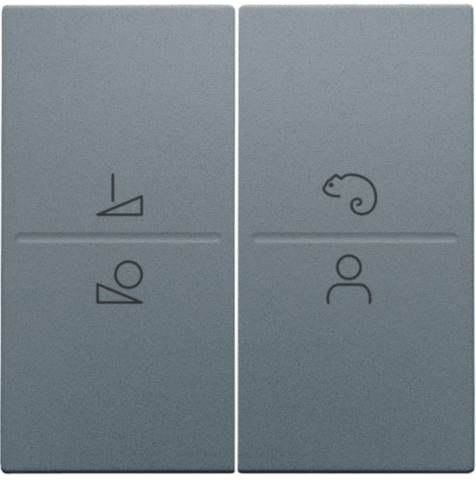 Afwerkingsset voor een draadloze schakelaar of een drukknop