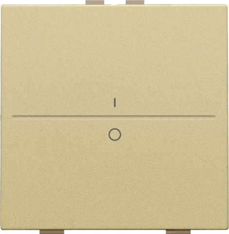 Enkelvoudige toets met opdruk 'I' en '0' voor draadloze scha