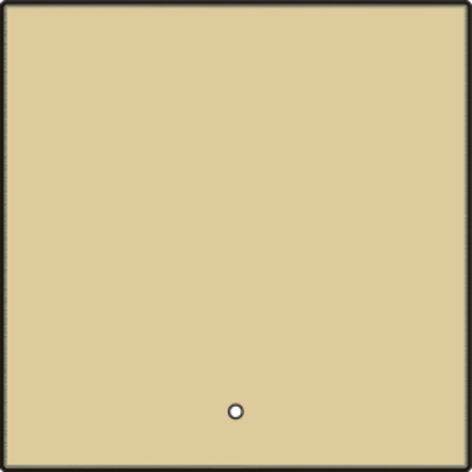 Niko 221-32002: Afwerkingsset met lens voor een enkelvoudige elektronische schakelaar of drukknop, gold coated - Image 2